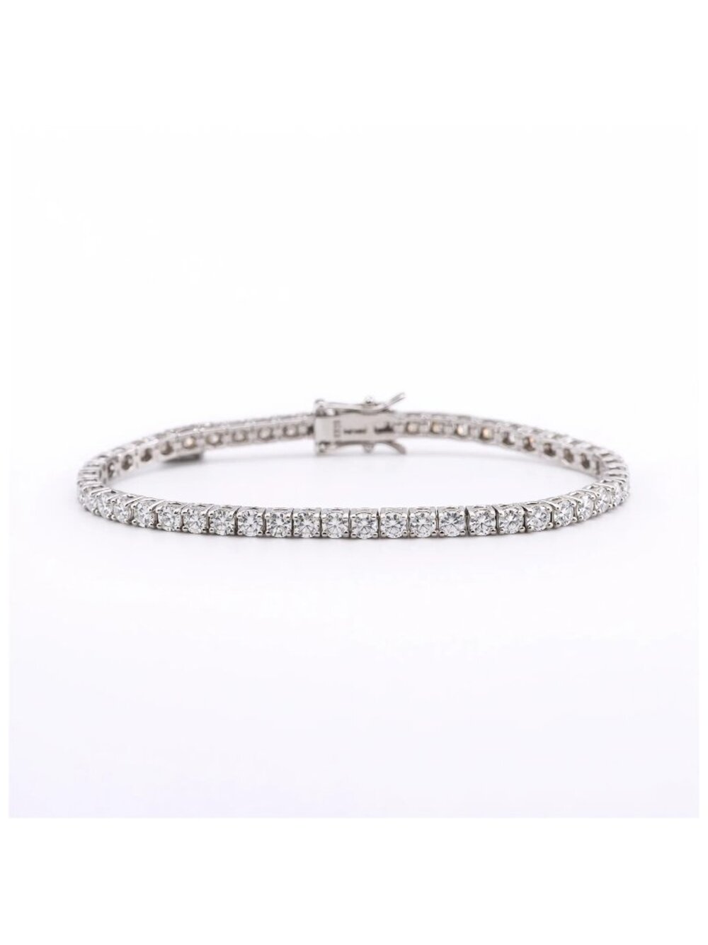 LEKANI 3mm Moissanite Tennis Bracelet S925 Silver 8 in